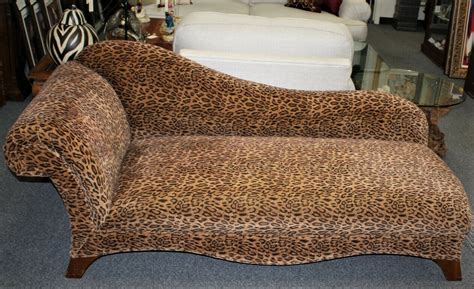 leopard print furniture chaise lounge.